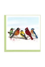 Quilling Card  - Songbirds