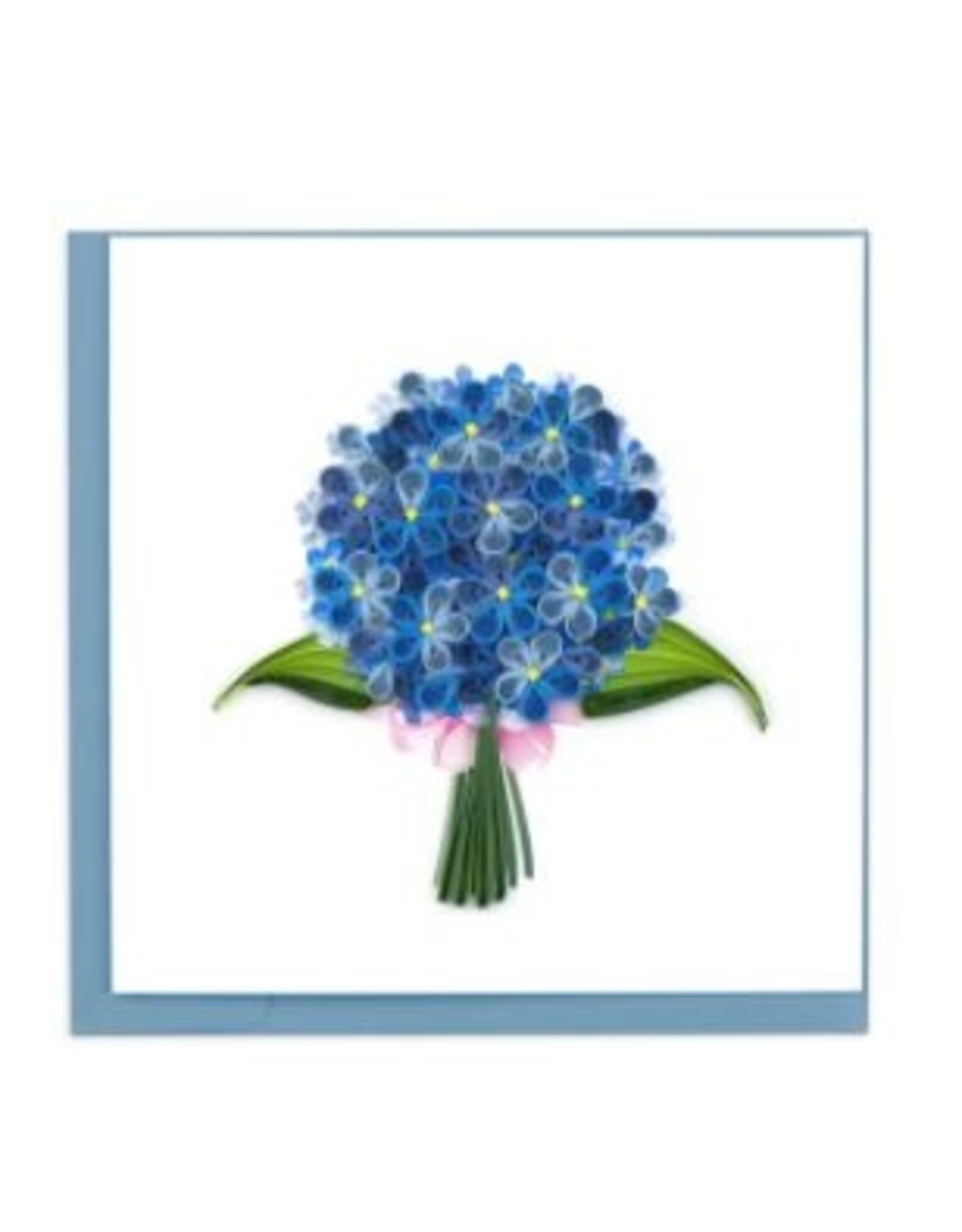 Quilling Card Lg- Hydrangea