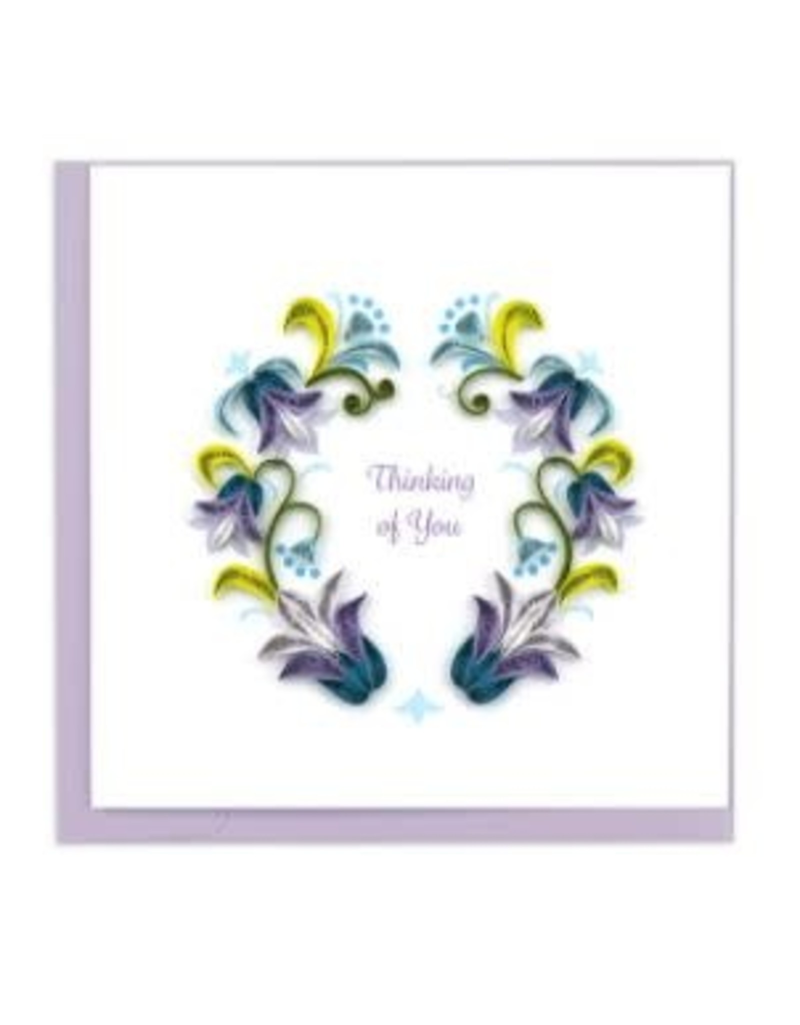 Quilling Card Lg - Thinking of You