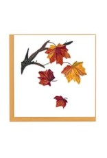 Quilling Card Lg- Autumn Leaves