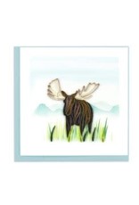 Quilling Card Lg - Moose