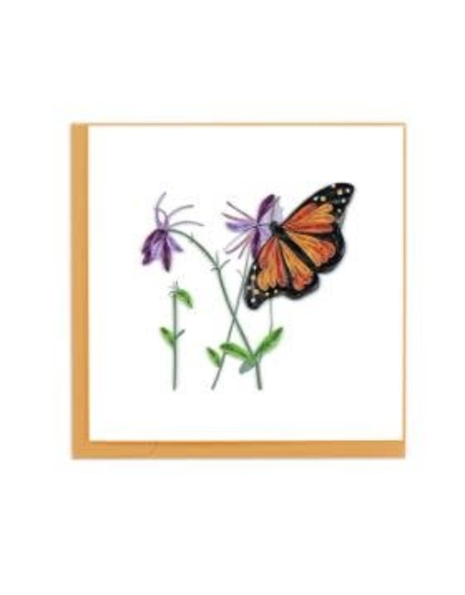 Quilling Card Lg- Monarch Butterfly