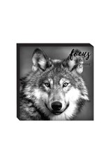 Wolf 6" Block Art- 5613