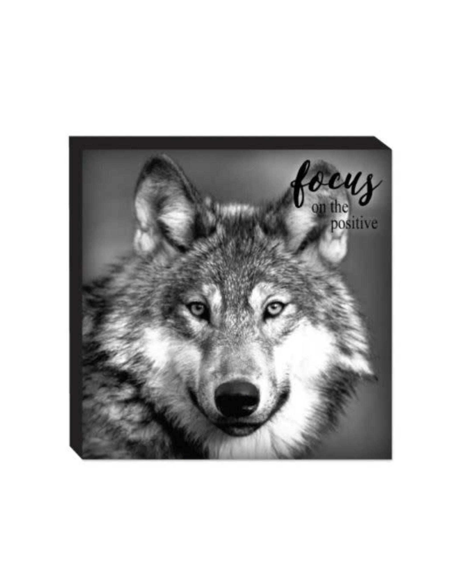 Wolf 6" Block Art- 5613