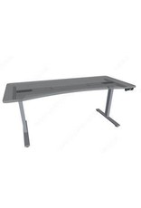 Silver 2 leg Height Adjustable Table