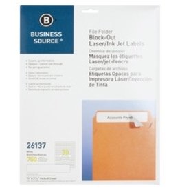 BLOCK-OUT F/FOLDER LABELS