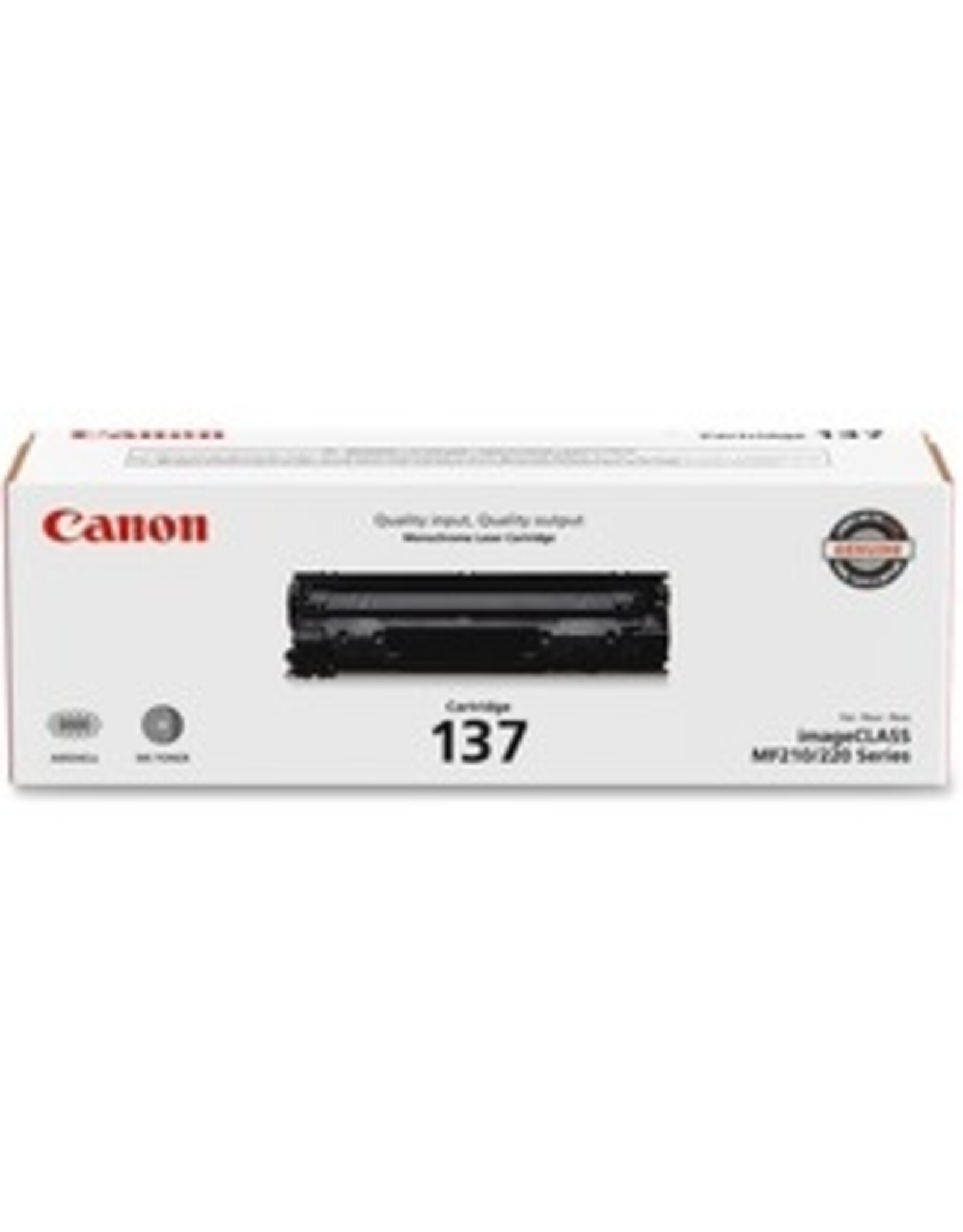 TONER CARTRIDGE Canon 137 BLACK