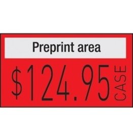 Labels for monarch red