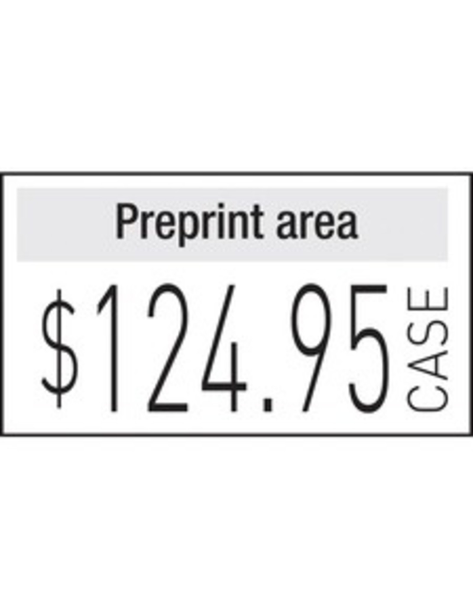 Monarch White Removable Labels