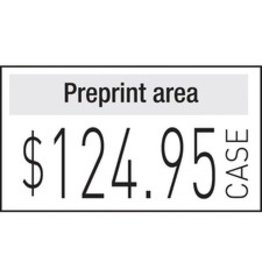 Monarch White Removable Labels