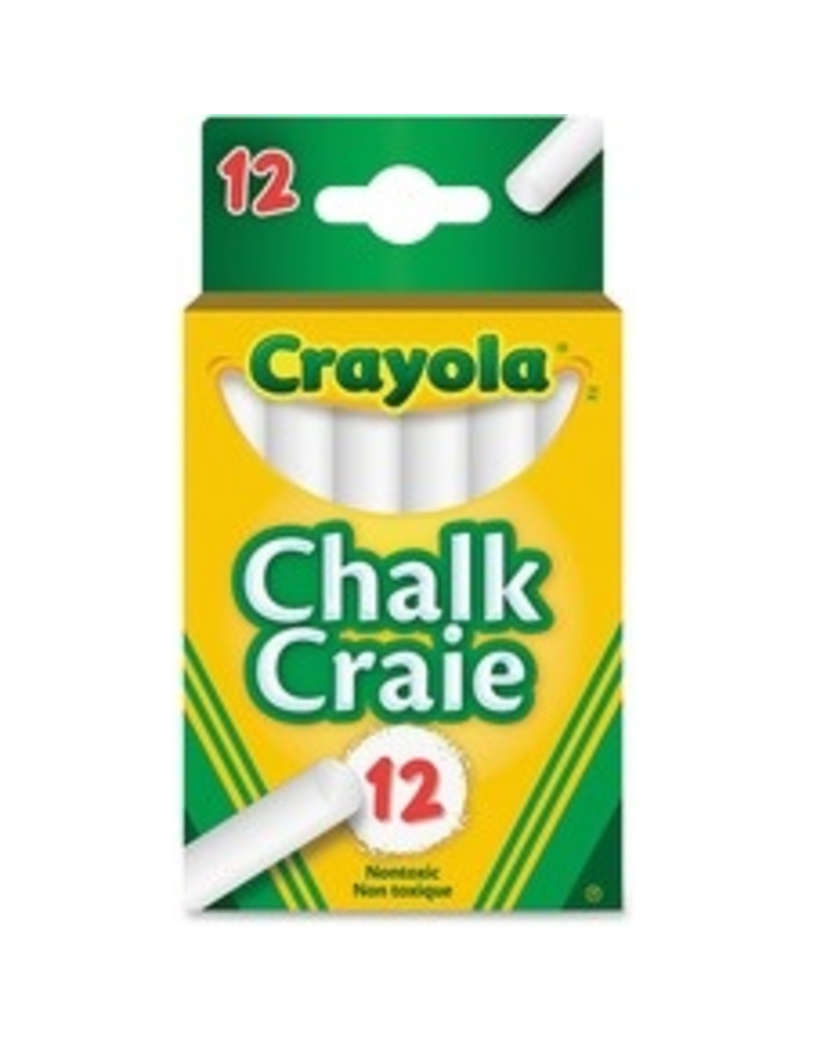 CHALK, CRAYOLA SWAN *WHT*12/PK