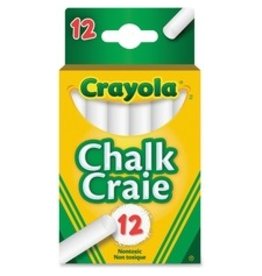 CHALK, CRAYOLA SWAN *WHT*12/PK