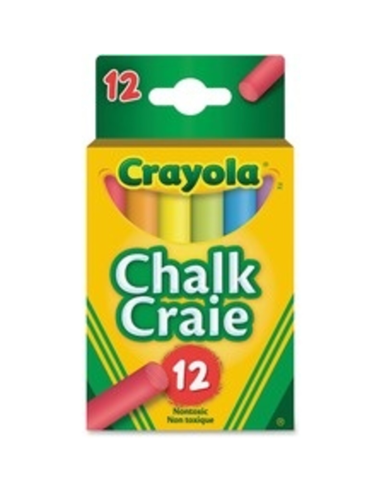 CHALK, CRAYOLA COLOUREX AST*12