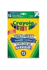 MARKERS, THIN WASHABLE  *12/PK