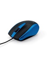 Verbatim Corded Notebook Optical Mouse - Blue