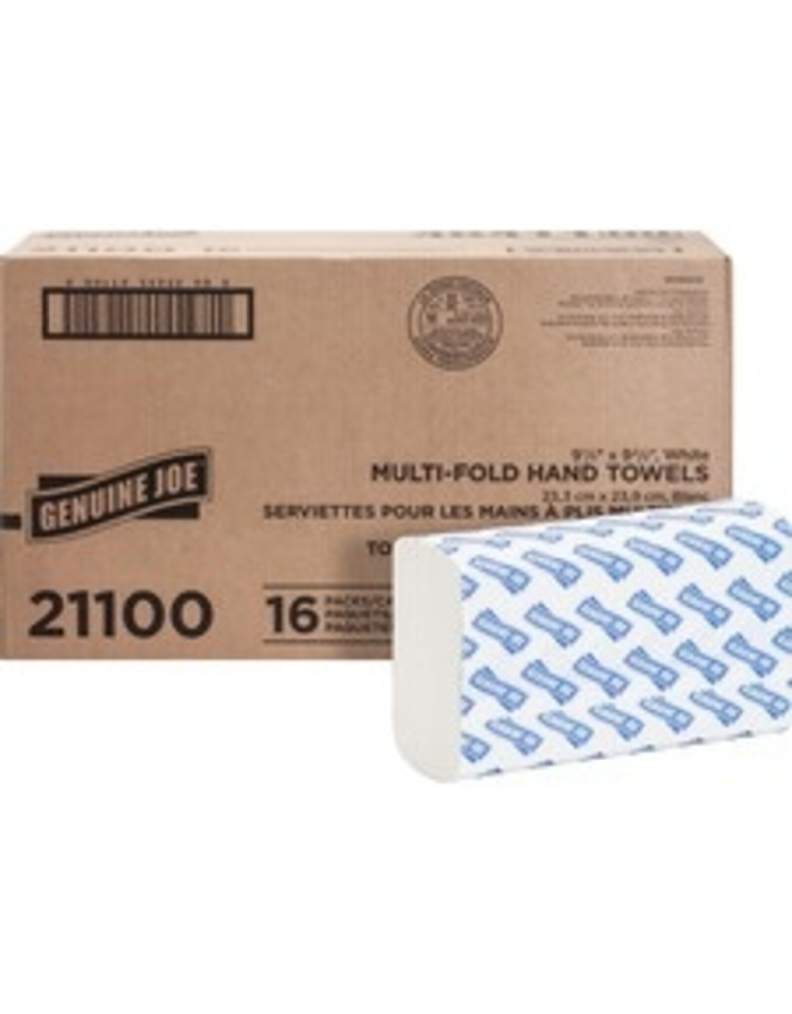 TOWEL M/FOLD 3PART WHT 250/pk