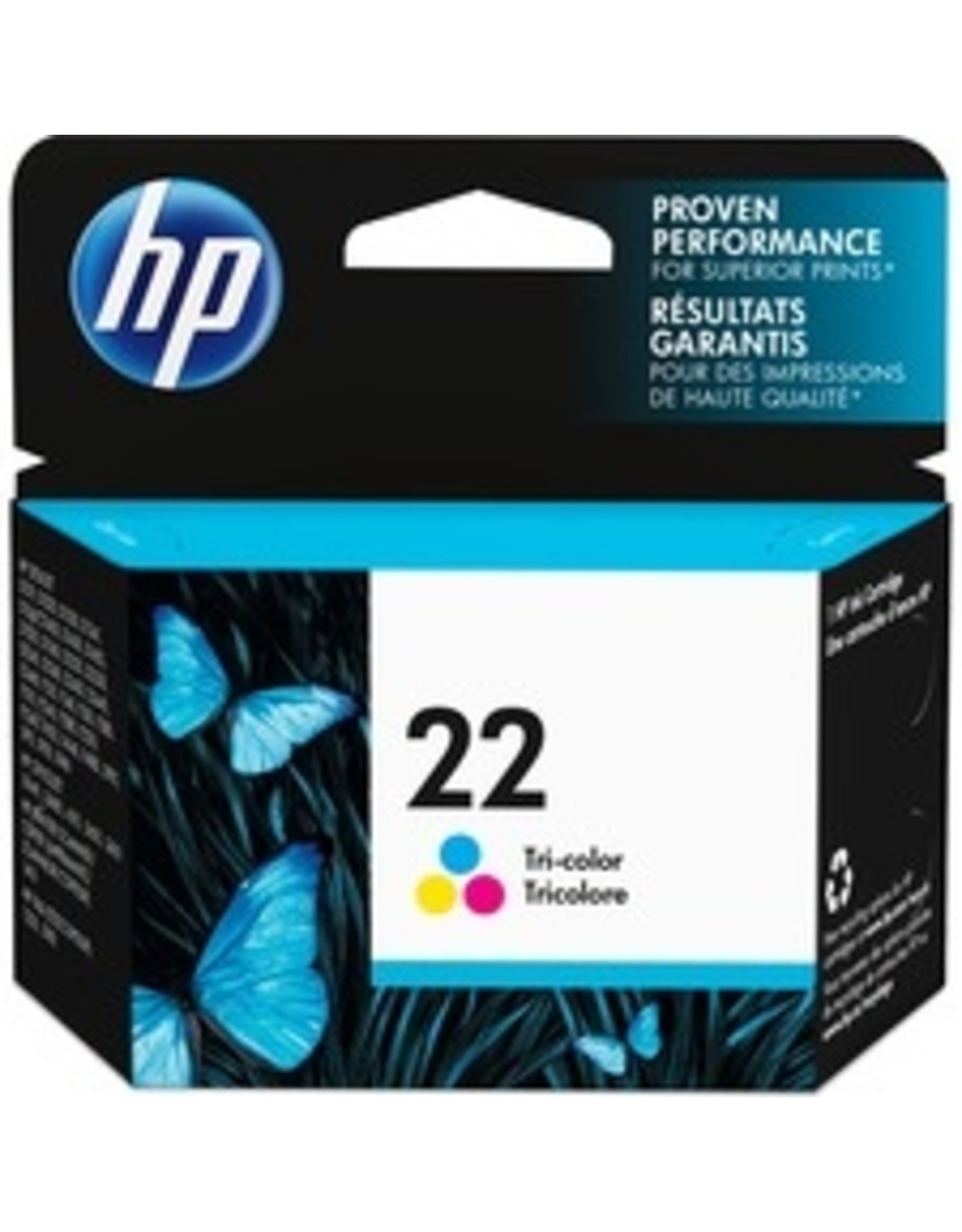 HP HP 22 Tri Colour Ink Cartridge - Single