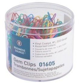 GEM CLIP, VINYL #1*ASST *5C/BX