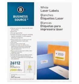 LABEL LASER 1x4 WHITE   *2M/PK