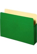 FILE POCKET LTR 3.5'' EXP*GREEN