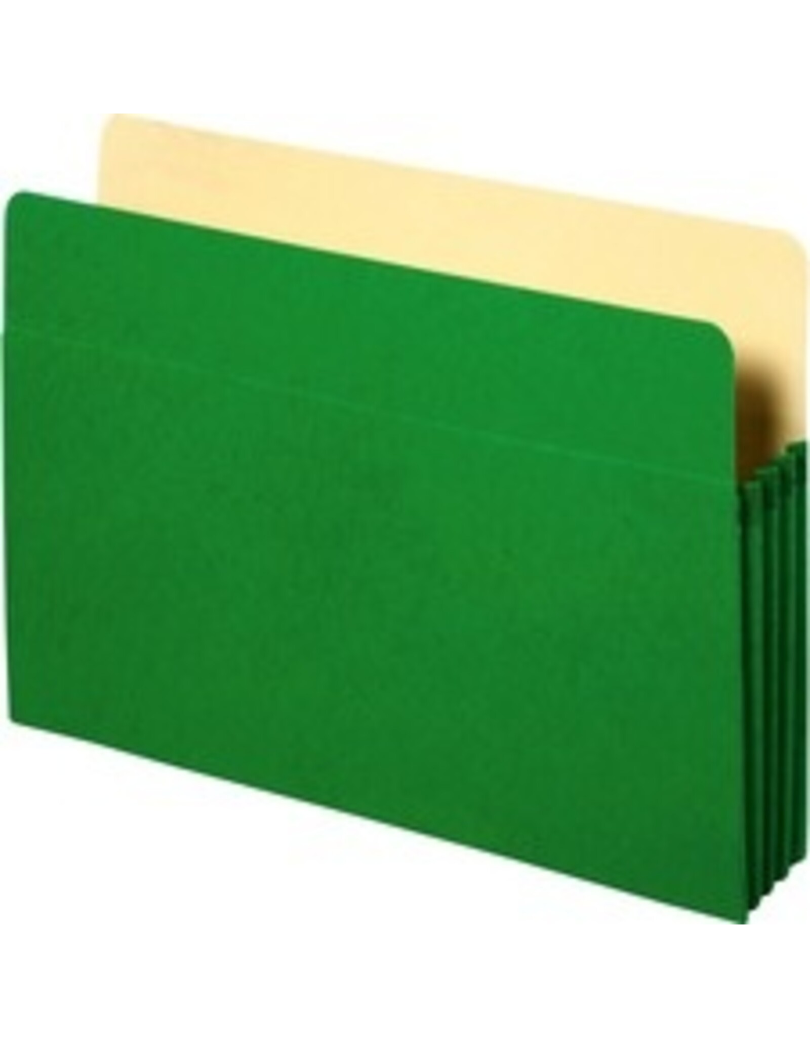 FILE POCKET LTR 3.5'' EXP*GREEN
