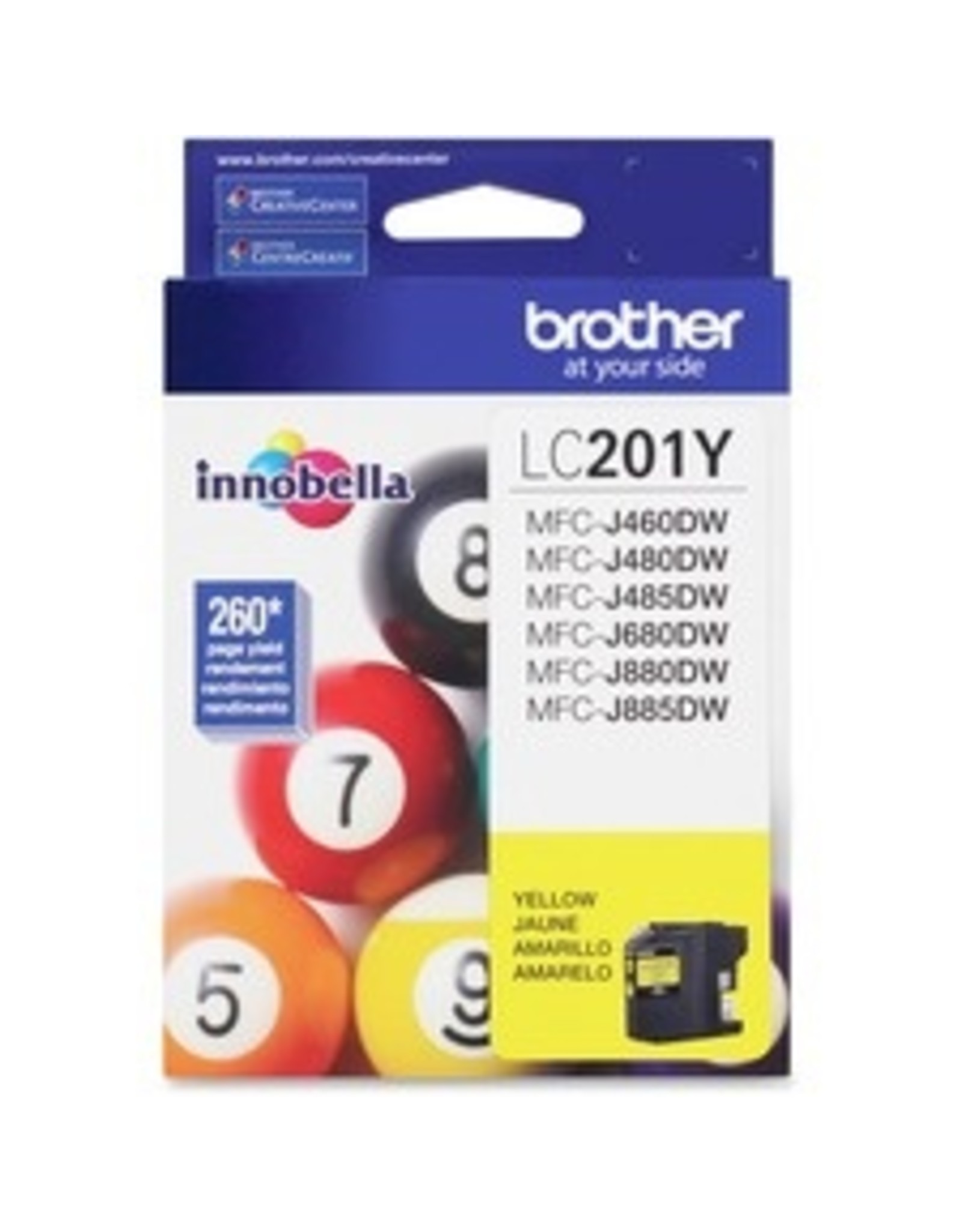 Brother Brother LC201Y Yellow Ink Cartridge
