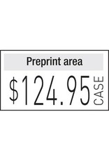 Monarch White Removable Labels