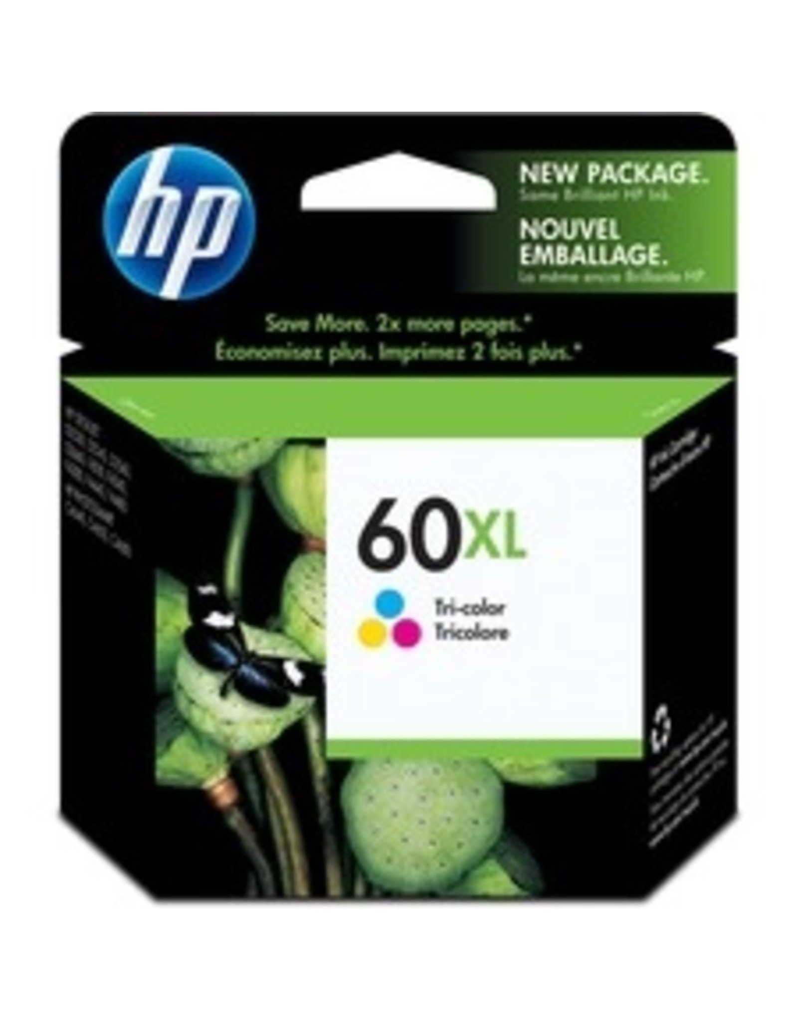 HP HP 60XL Tri-Colour Ink Cartridge - Single Pack