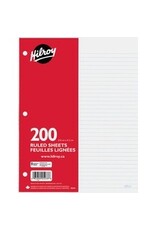 LOOSELEAF RFL, RULED 200sht