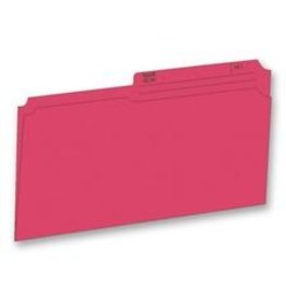 FILE FLDR 10.5PT LGL*RED*1C/BX