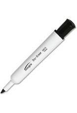 MARKER DRYERASE CHIS BLK*12/BX
