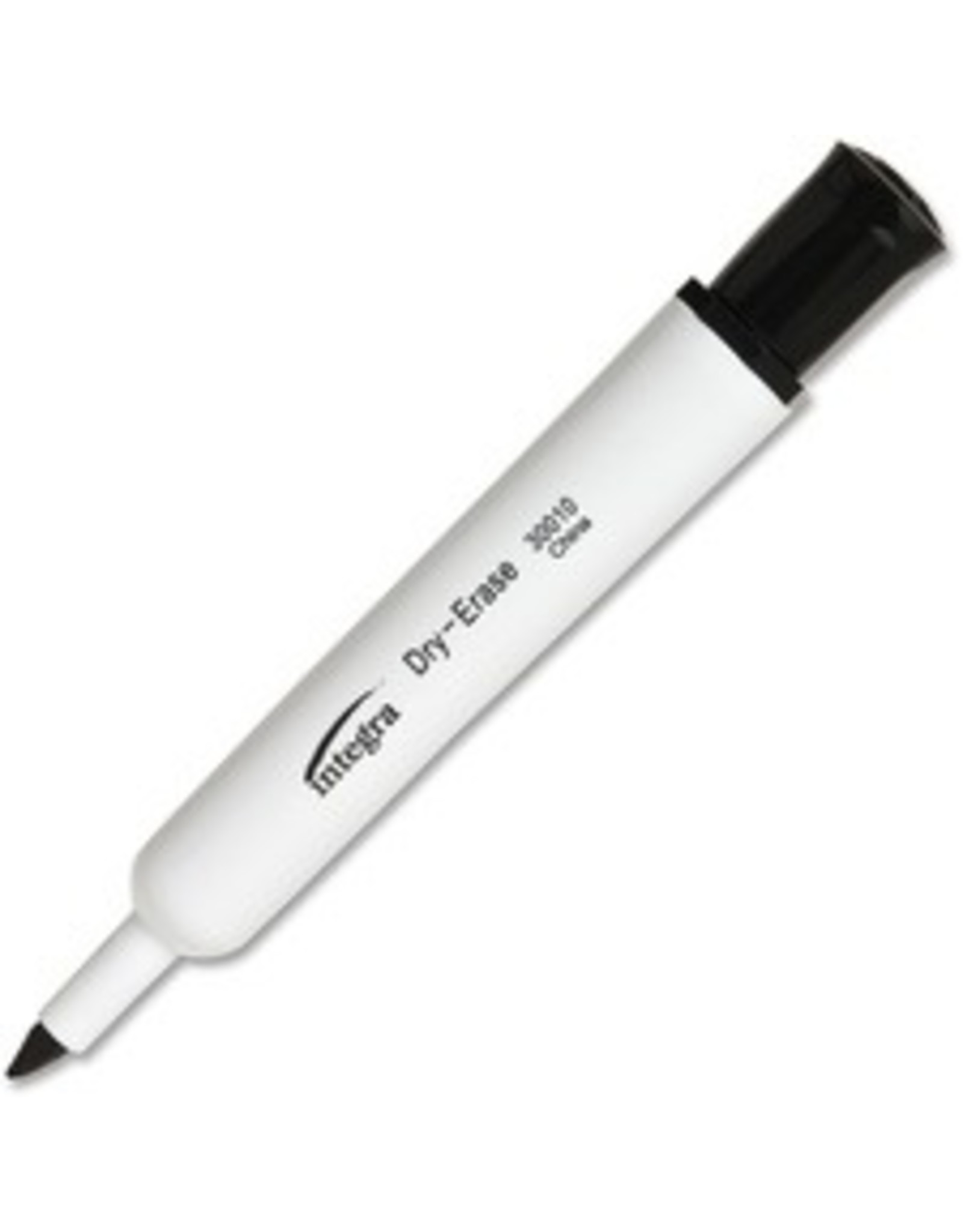 MARKER DRYERASE CHIS BLK*12/BX
