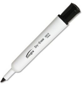 MARKER DRYERASE CHIS BLK*12/BX