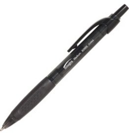 PEN,RETRACTABLE,GRIP,MED,BK