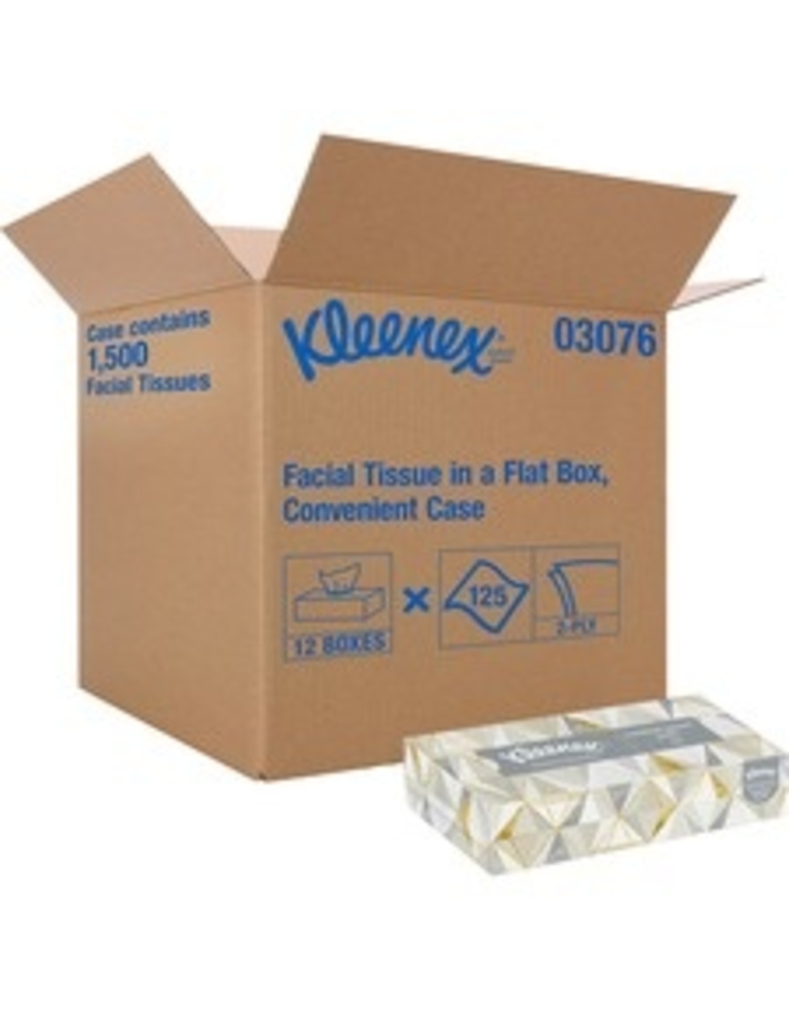 TISSUE FACIAL KLEENEX 125sht