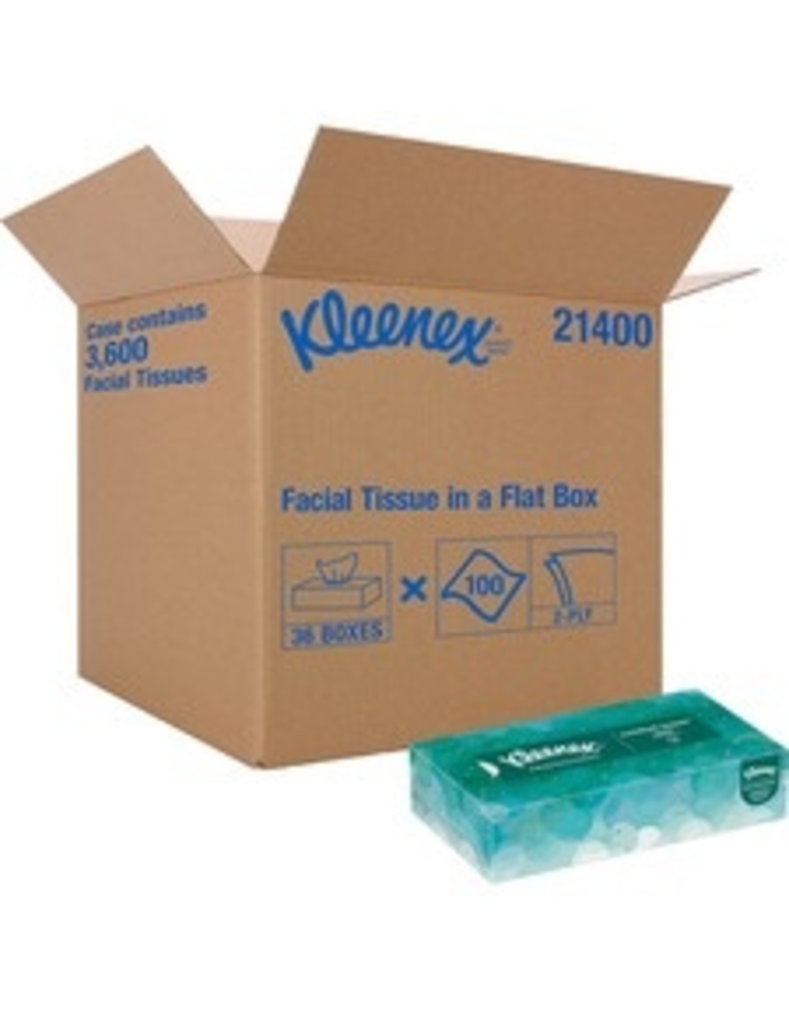 TISSUE KLEENEX FACIAL 100sht