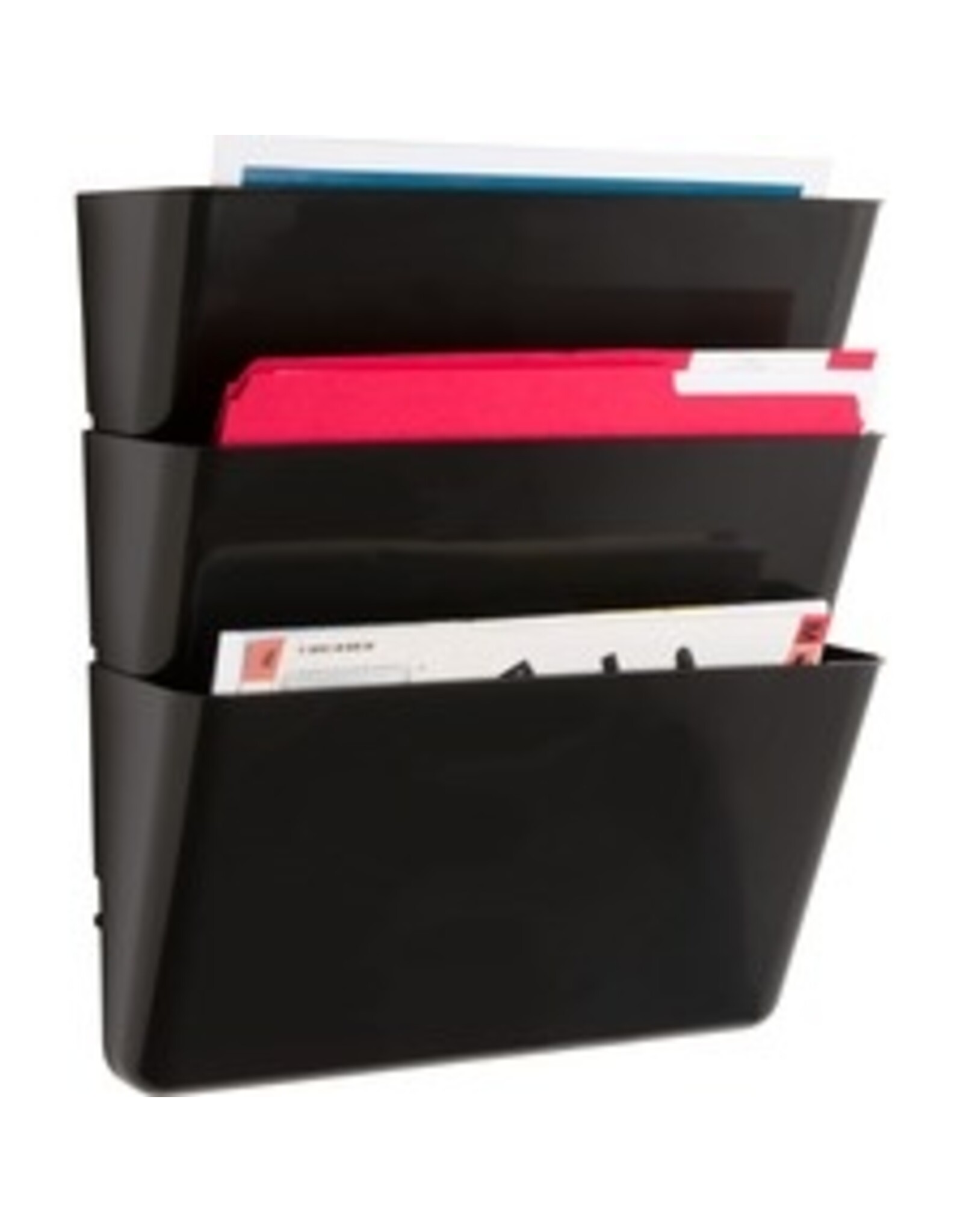 WALL STAKAFILE *BLACK* 3/PK