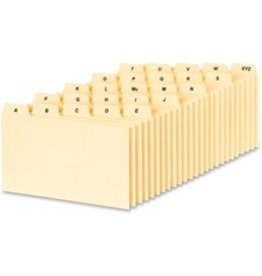 CARD GUIDE 25 A-Z   3x5  PLAIN