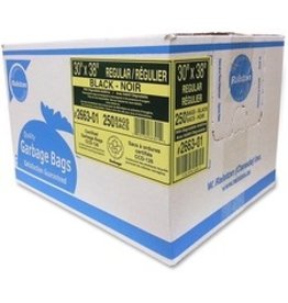 TRASH BAG BLACK REGULAR 30x38