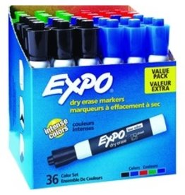 MARKER,EXPO,L/O,ASST'D,BX36