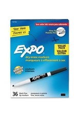 MARKER,EXPO,L/O,FINEBLK,BX36