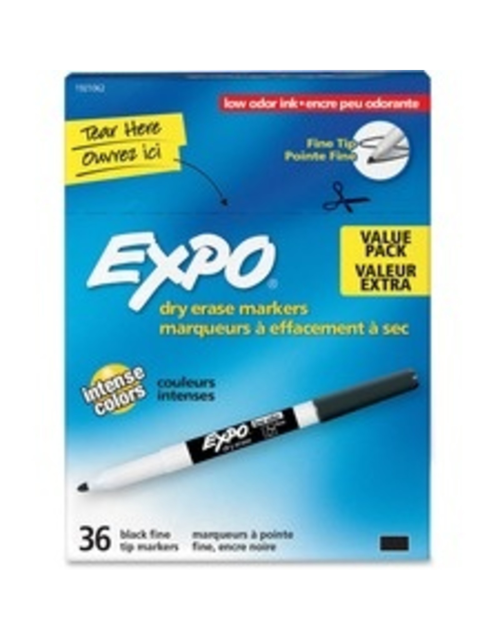 MARKER,EXPO,L/O,FINEBLK,BX36