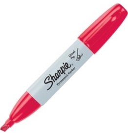 MARKER SHARPIE CHIS RED *12/BX