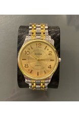 Mens Watch Ecosse Gold Face with Chain Link Strap