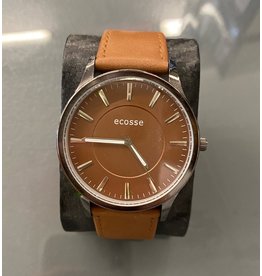 Mens Watch Brown Face with Brown Strap