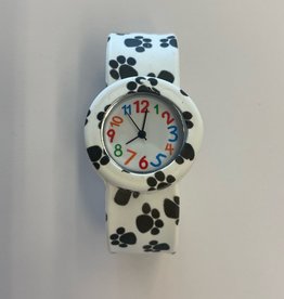 Children's Watch Paw Print Pattern