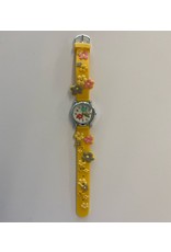 Children's Female Watch Yellow with Yellow Flowers