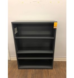 Metal Charcoal Bookcase