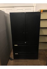 Used Global Black Combination Cabinet