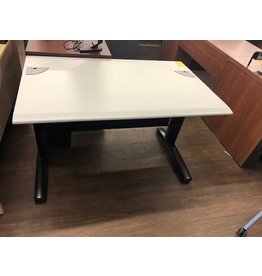 Used Grey Matrix Straight Desk Shell